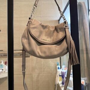 Michael Kors Gray Leather Shoulder Bag and crossbody